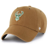 '47 Brand x Carhartt Brown Clean Up Milwaukee Bucks Adjustable Hat-left
