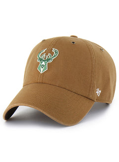 '47 Brand x Carhartt Brown Clean Up Milwaukee Bucks Adjustable Hat-left