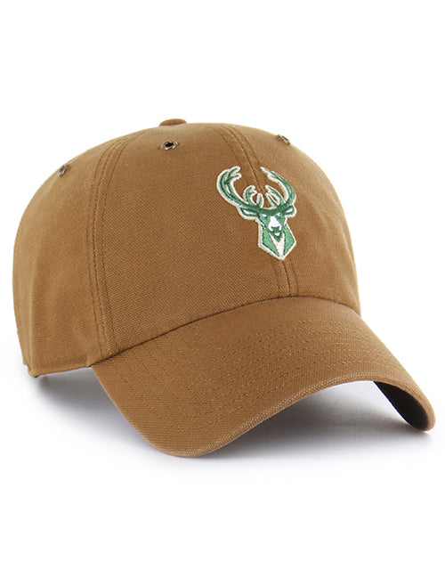 '47 Brand x Carhartt Brown Clean Up Milwaukee Bucks Adjustable Hat-right