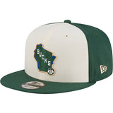 New Era 2025-26 City Edition 9Fifty The East Milwaukee Bucks Snapback Hat-left