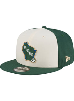 New Era 2025-26 City Edition 9Fifty The East Milwaukee Bucks Snapback Hat-left