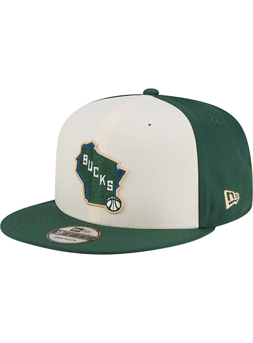 New Era 2025-26 City Edition 9Fifty The East Milwaukee Bucks Snapback Hat-left