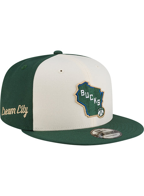 New Era 2025-26 City Edition 9Fifty The East Milwaukee Bucks Snapback Hat-right