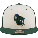 New Era 2025-26 City Edition 9Fifty The East Milwaukee Bucks Snapback Hat-front