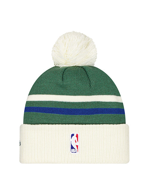 New Era 2025-26 City Edition State Milwaukee Bucks Pom Cuff Knit Hat-back