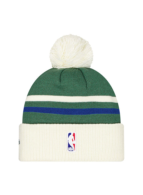 New Era 2025-26 City Edition State Milwaukee Bucks Pom Cuff Knit Hat-back
