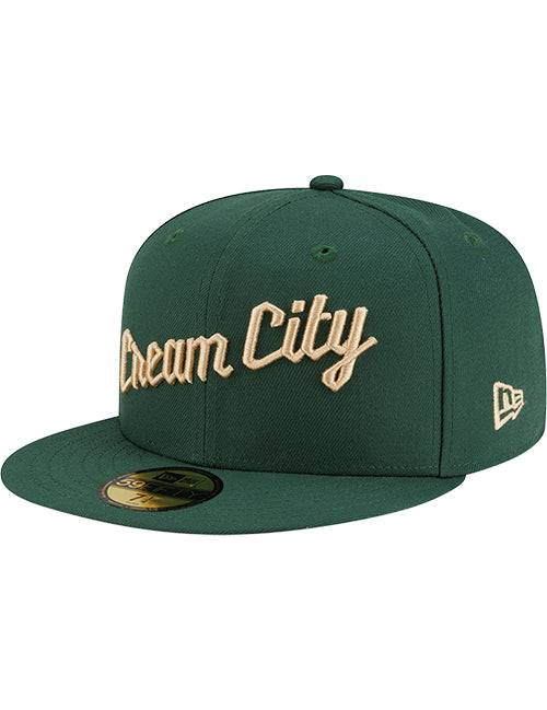 New Era 2025-26 City Edition 59Fifty The East Milwaukee Bucks Fitted Hat-left
