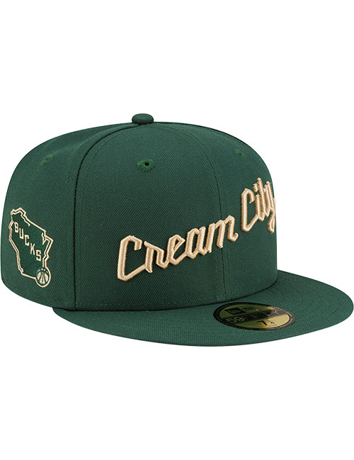 New Era 2025-26 City Edition 59Fifty The East Milwaukee Bucks Fitted Hat-right