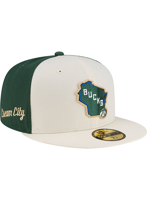 New Era 2025-26 City Edition 59Fifty State Milwaukee Bucks Fitted Hat-right