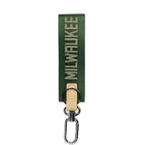 Wordmark Milwaukee Bucks Nylon Key Strap