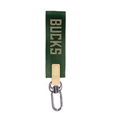 Wordmark Milwaukee Bucks Nylon Key Strap