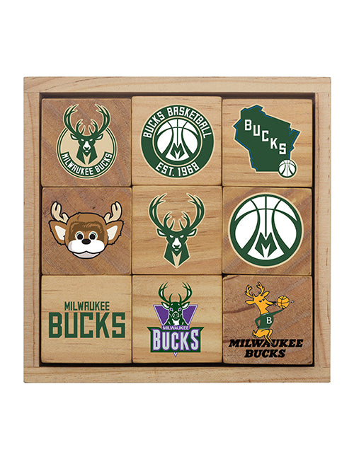 Milwaukee Bucks Wood Blocks Toy