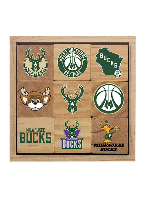 Milwaukee Bucks Wood Blocks Toy