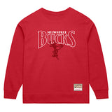 Mitchell & Ness HWC '68 Rebound Legacy Milwaukee Bucks Crewneck Sweatshirt