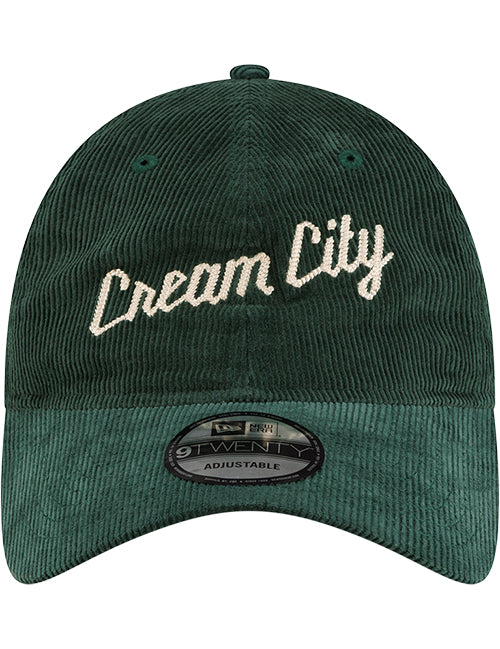 New Era 2025-26 City Edition 9Twenty Buckle Milwaukee Bucks Adjustable Hat-front