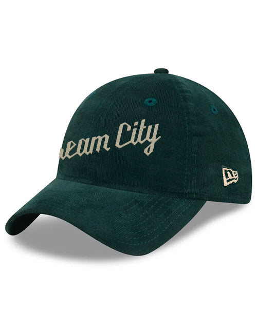 New Era 2025-26 City Edition 9Twenty Buckle Milwaukee Bucks Adjustable Hat-left