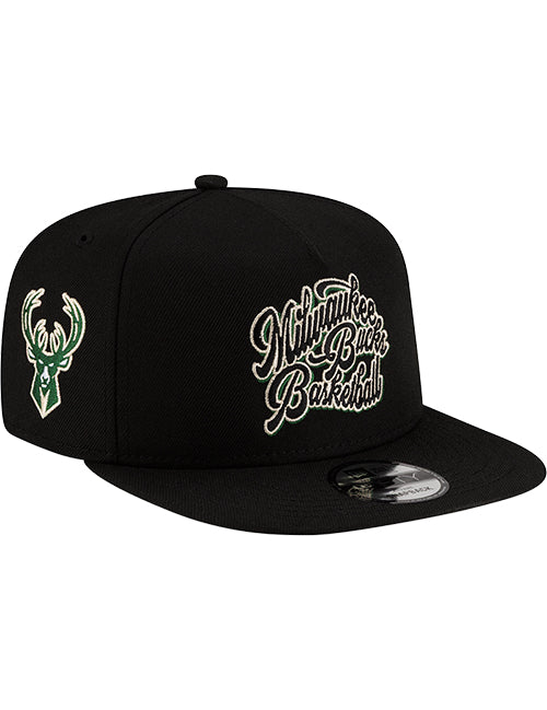 New Era 9Fifty 3 Line Milwaukee Bucks Snapback Hat-right