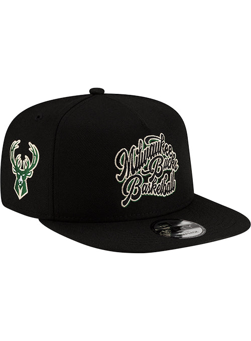 New Era 9Fifty 3 Line Milwaukee Bucks Snapback Hat-right