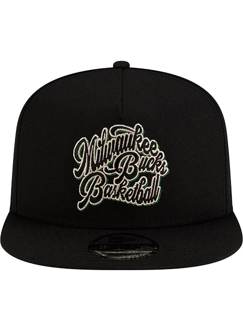 New Era 9Fifty 3 Line Milwaukee Bucks Snapback Hat-front