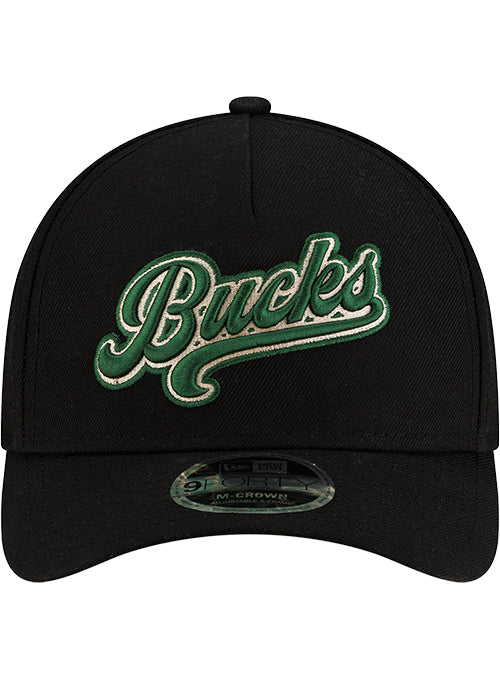 New Era 9Fifty Close of Day Milwaukee Bucks Snapback Hat-front
