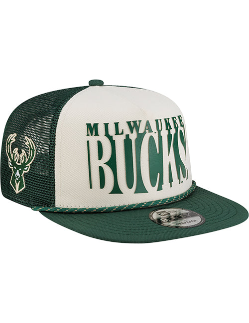 New Era 9Fifty Racing Milwaukee Bucks Snapback Hat-right