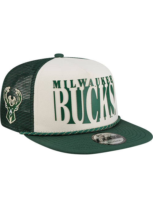 New Era 9Fifty Racing Milwaukee Bucks Snapback Hat-right