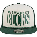 New Era 9Fifty Racing Milwaukee Bucks Snapback Hat-front
