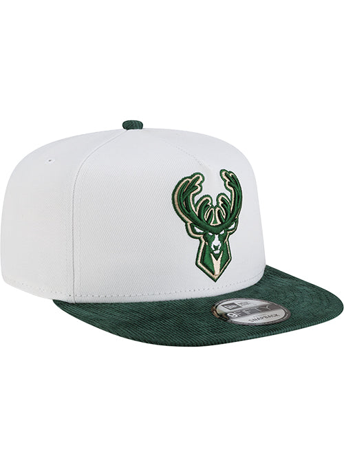 New Era 9Fifty Corduroy Bill Milwaukee Bucks Snapback Hat-right