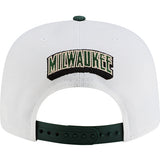 New Era 9Fifty Corduroy Bill Milwaukee Bucks Snapback Hat-back