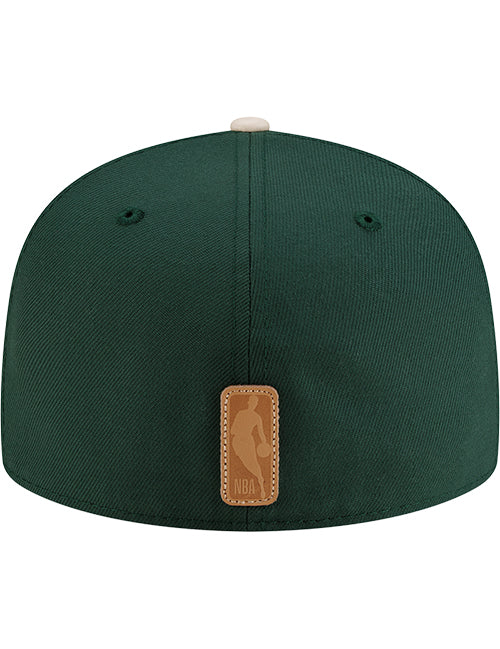 New Era 59Fifty Milwaukee Bucks Leather Fitted Hat-back