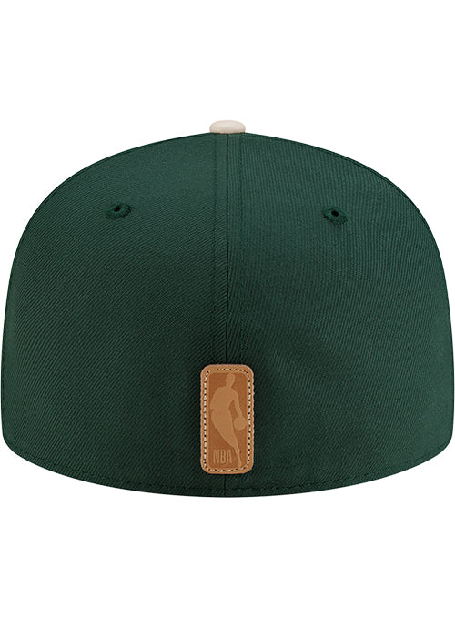 New Era 59Fifty Milwaukee Bucks Leather Fitted Hat-back