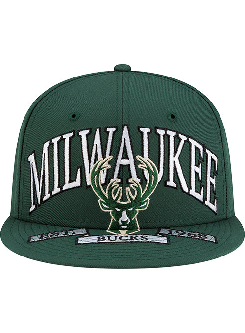 New Era 59Fifty Establish Ribbon Milwaukee Bucks Fitted Hat-front