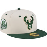 New Era 2025-26 City Edition 59Fifty City Brim Milwaukee Bucks Fitted Hat-right