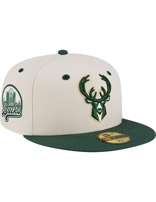 New Era 2025-26 City Edition 59Fifty City Brim Milwaukee Bucks Fitted Hat-right