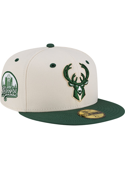 New Era 2025-26 City Edition 59Fifty City Brim Milwaukee Bucks Fitted Hat-right