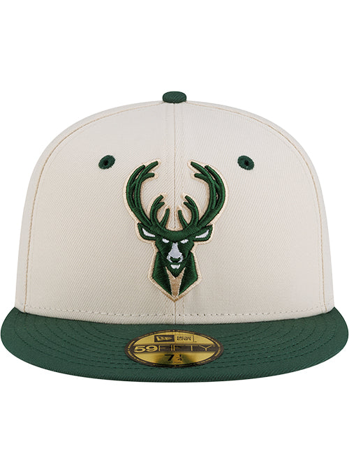 New Era 2025-26 City Edition 59Fifty City Brim Milwaukee Bucks Fitted Hat-front