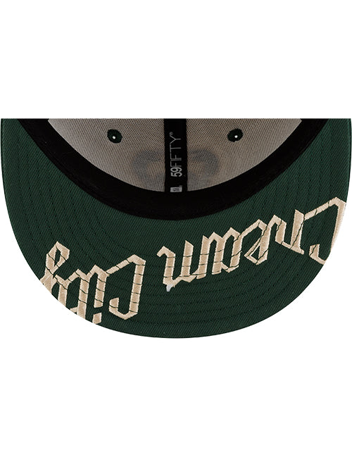 New Era 2025-26 City Edition 59Fifty City Brim Milwaukee Bucks Fitted Hat-UV
