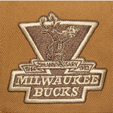 Mitchell & Ness HWC '68 Coffee Milwaukee Bucks Strapback Hat-patch