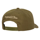 Mitchell & Ness HWC '93 Olive Pinch Milwaukee Bucks Snapback Hat-back