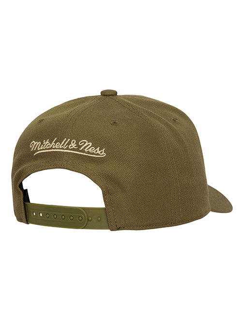 Mitchell & Ness HWC '93 Olive Pinch Milwaukee Bucks Snapback Hat-back