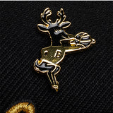Mitchell & Ness HWC '68 Pro Pinned Gold Milwaukee Bucks Snapback Hat-pin