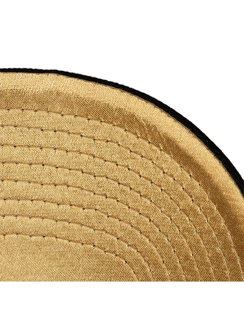 Mitchell & Ness HWC '68 Pro Pinned Gold Milwaukee Bucks Snapback Hat-UV