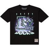 Mitchell & Ness HWC '93 Static Streak Milwaukee Bucks T-Shirt-front