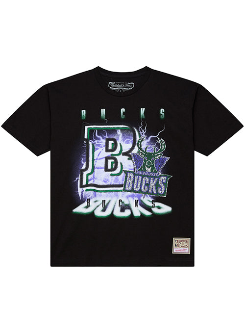 Mitchell & Ness HWC '93 Static Streak Milwaukee Bucks T-Shirt-front