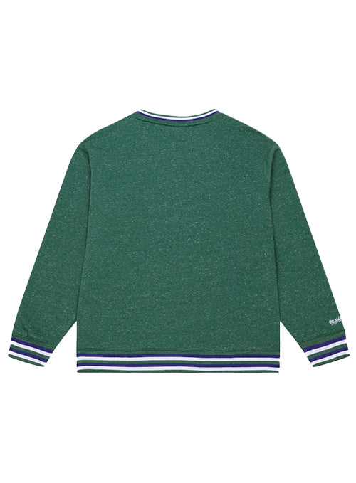 Mitchell & Ness HWC '93 Static Streak Milwaukee Bucks Crewneck Sweatshirt-back