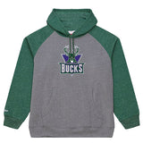 Mitchell & Ness HWC '93 Milwaukee Bucks Static Streak Hooded Sweatshirt-front