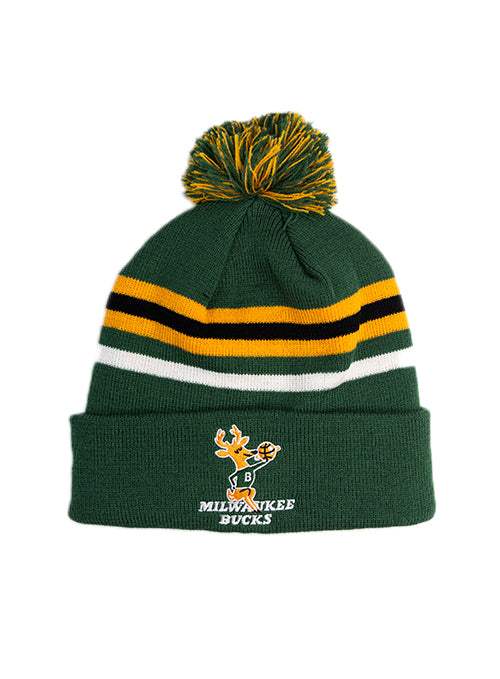 HWC '68 Striped Milwaukee Bucks Knit Hat