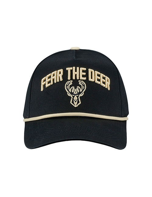 Fear The Deer Milwaukee Bucks Snapback Hat-front
