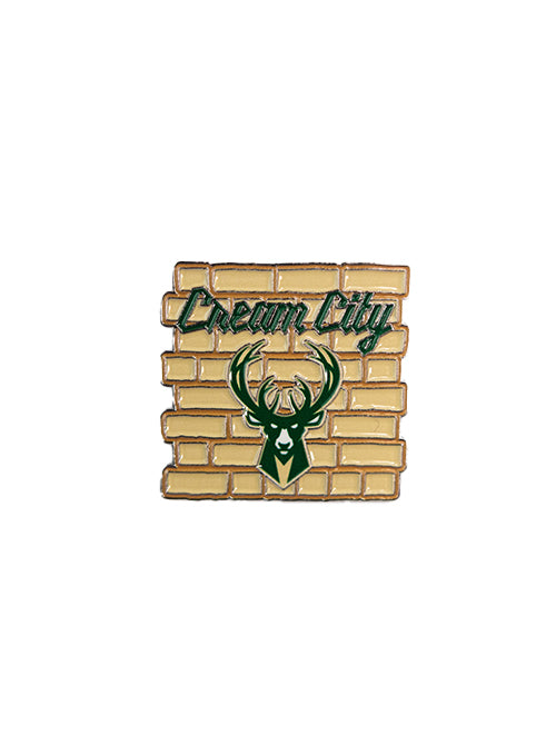 Aminco 2025-26 City Edition Brick Milwaukee Bucks Pin