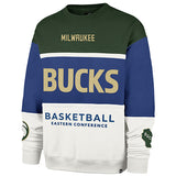 '47 Brand 2024-25 City Edition Maximalist Milwaukee Bucks Crewneck Sweatshirt